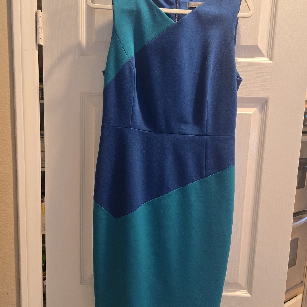 Colorblock Sleeveless Dress